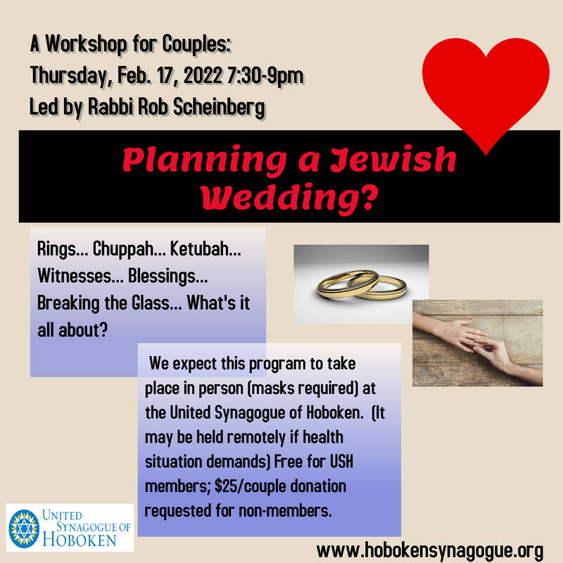 Banner Image for Planning a Jewish wedding - Workshop for couples