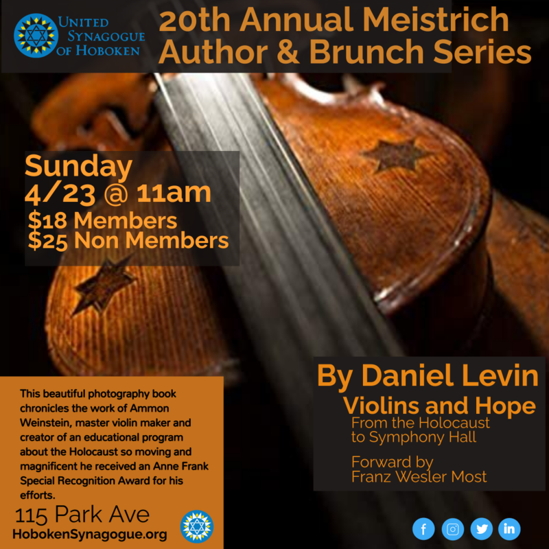 Banner Image for Author Brunch Series with Daniel Levin - Violins of Hope: From the Holocaust to Symphony Hall
