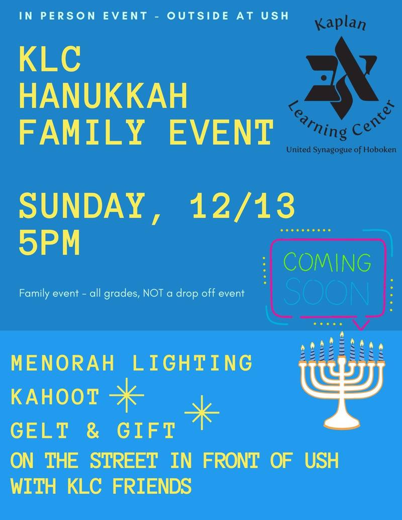Banner Image for KLC Hanukkah Family Event