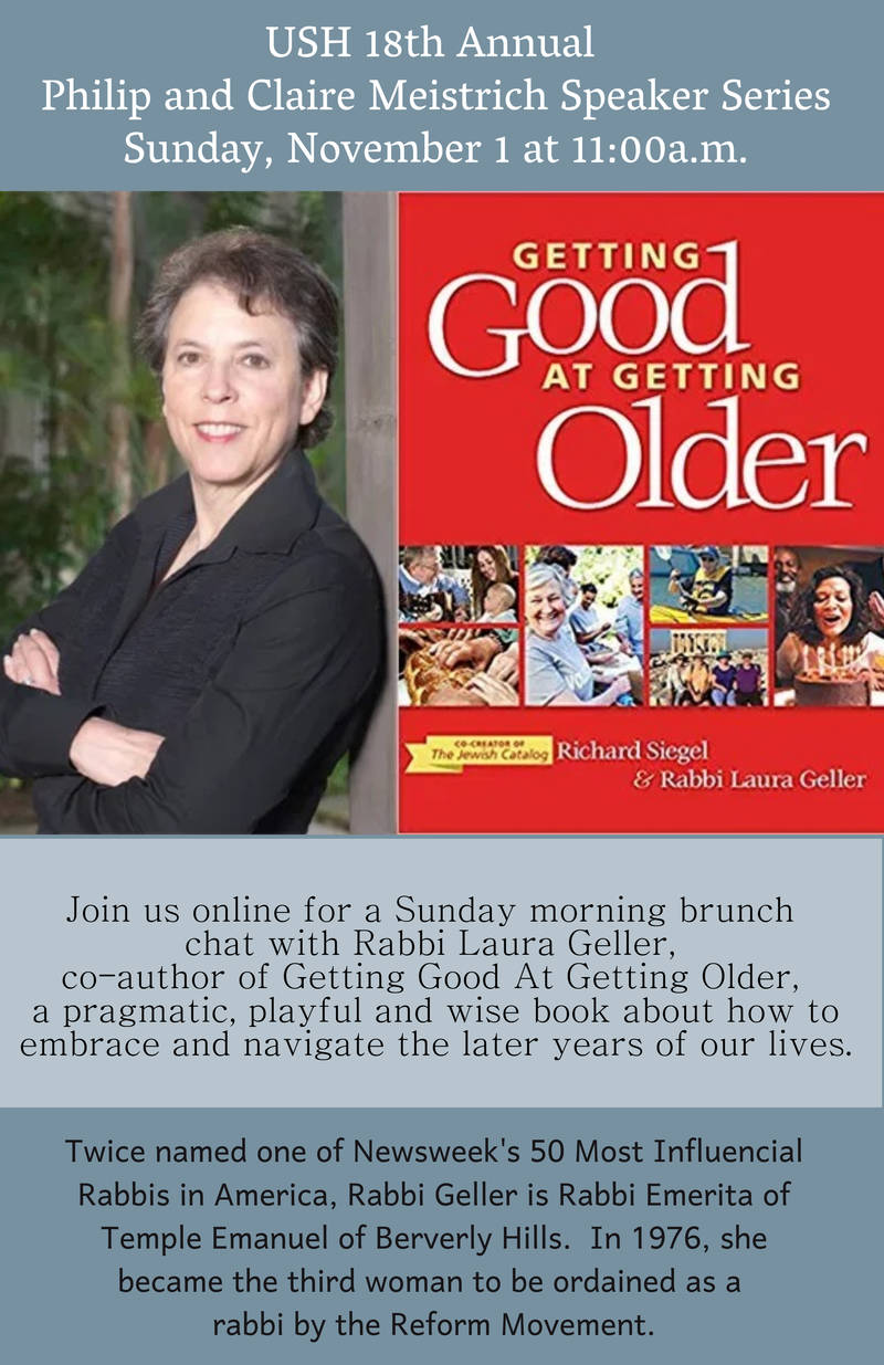 Banner Image for Sunday Brunch with Rabbi Laura Geller, co-author of 