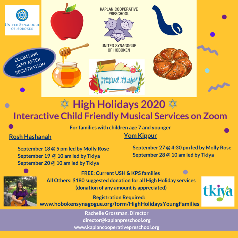 Banner Image for Rosh Hashanah Interactive Child Friendly Musical Services - on Zoom