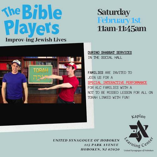 Banner Image for Bible Players - Interactive Shabbat KLC Family Program