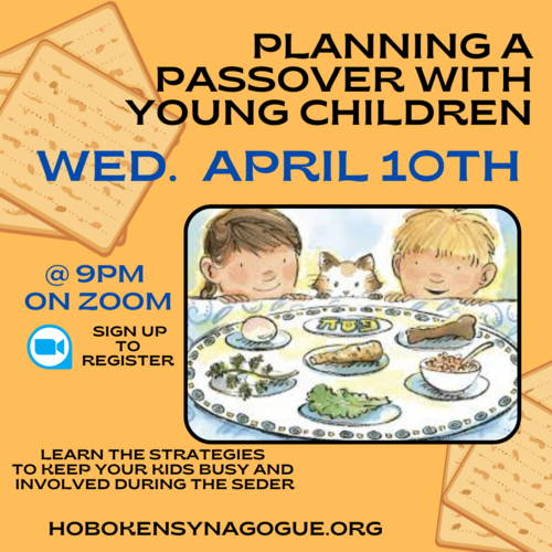 Banner Image for Planning a Passover Seder with young children (on ZOOM)