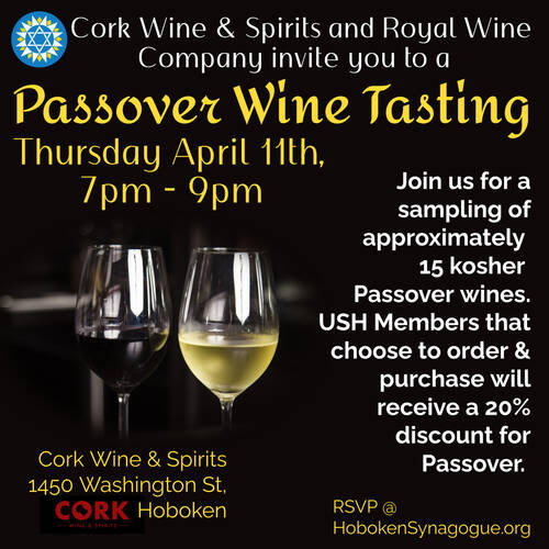 Banner Image for Passover Wine Tasting at Corks Wine & Spirits