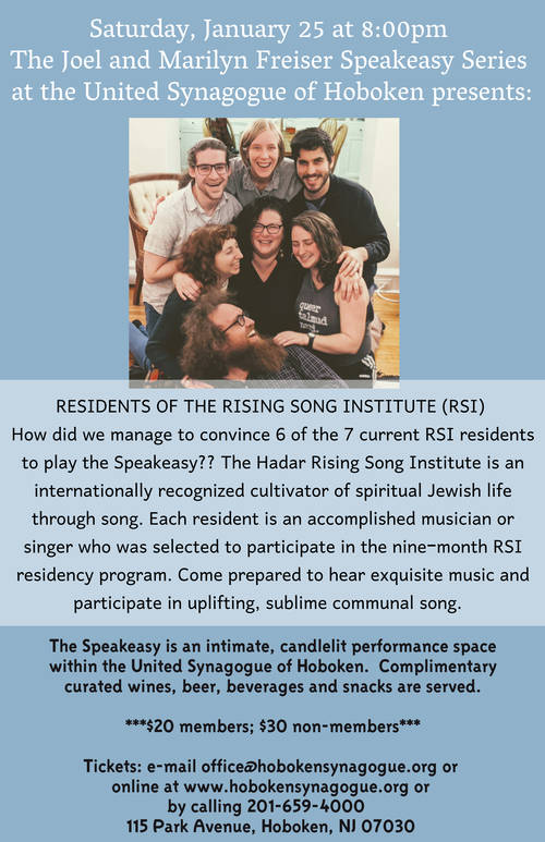 Banner Image for The Speakeasy Series presents:  Residents of the Rising Song Institute!