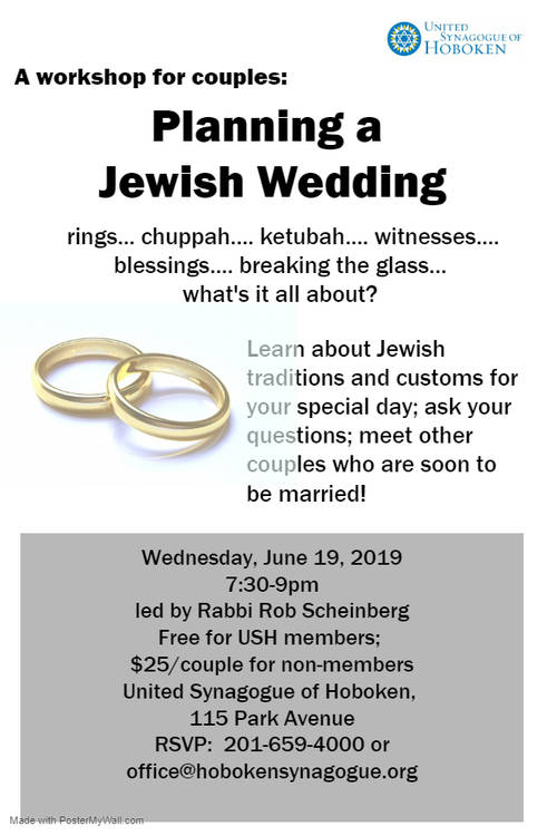 Banner Image for Planning a Jewish Wedding led by Rabbi Scheinberg
