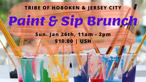 Banner Image for TRIBE Paint and Sip Brunch for young professionals
