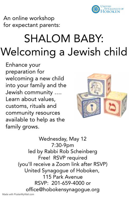 Banner Image for Shalom Baby - online workshop for expecting parents